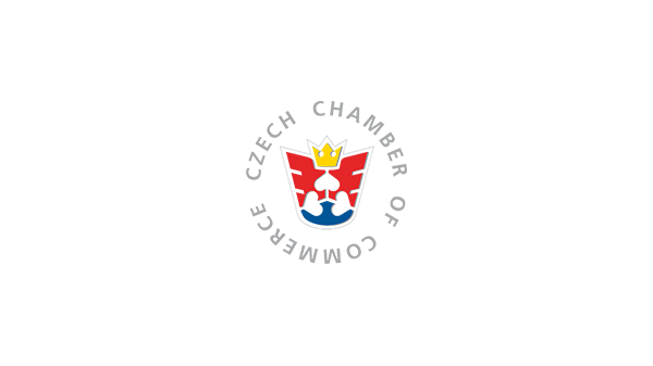 Logo Tsjechische Kamer van Koophandel Tsjechië - ČR op transparante achtergrond - 600 * 337 pixels